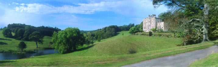 View across Penrice estate towards the Castle